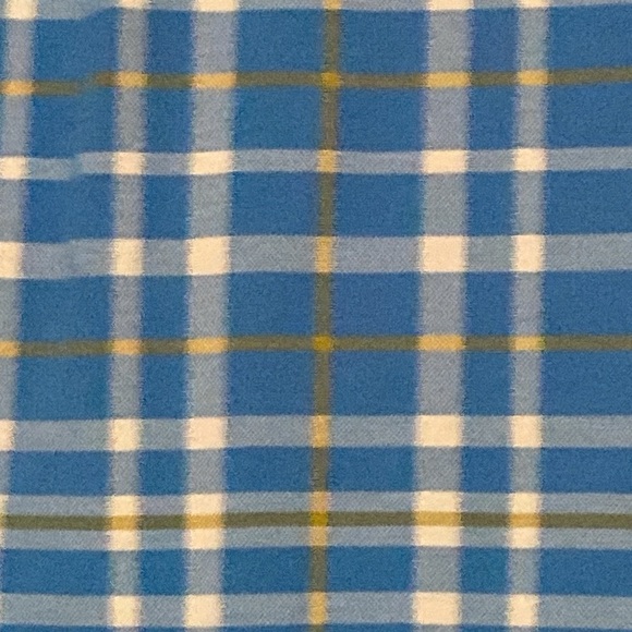 DULUTH TRADING CO MENS SIZE 2XL BLUE PLAID PERFORMANCE SHIRT POCKETS CLEAN EUC - Picture 4 of 12